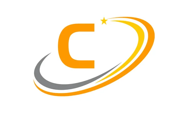 Сучасне рішення логотипу Початковий C — стоковий вектор