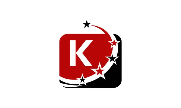 Star Solutions Inicial K — Vetor de Stock