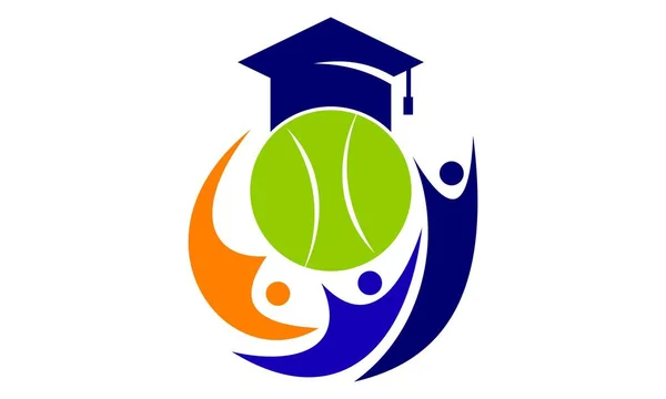 Klub tenisowy szkolenie — Wektor stockowy