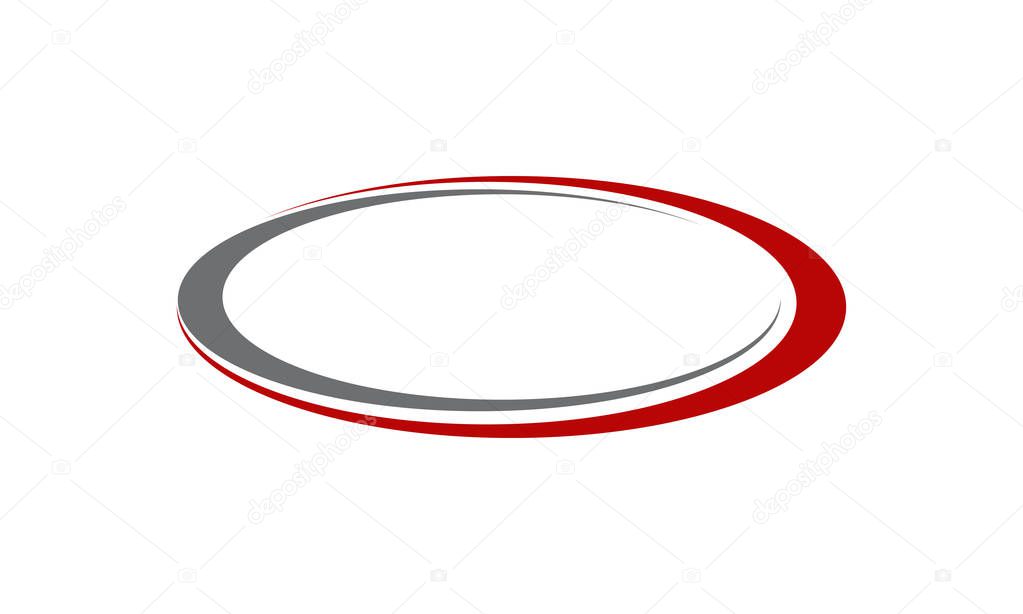 Template Emblem Blank Oval
