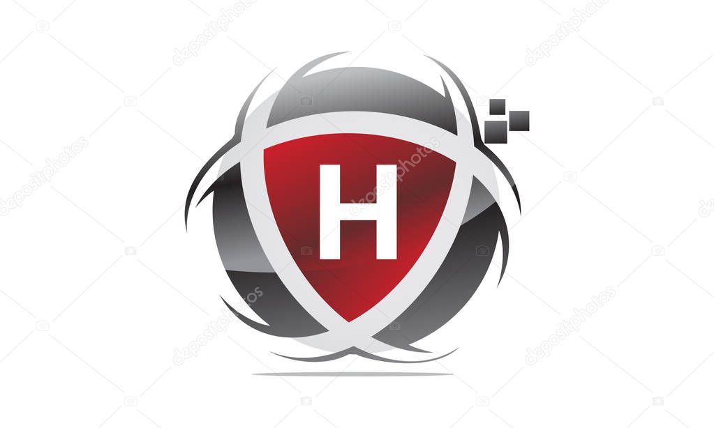 Technology Motion Synergy Letter H