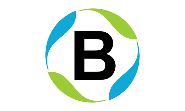 Gröna projekt lösning bokstaven B — Stock vektor