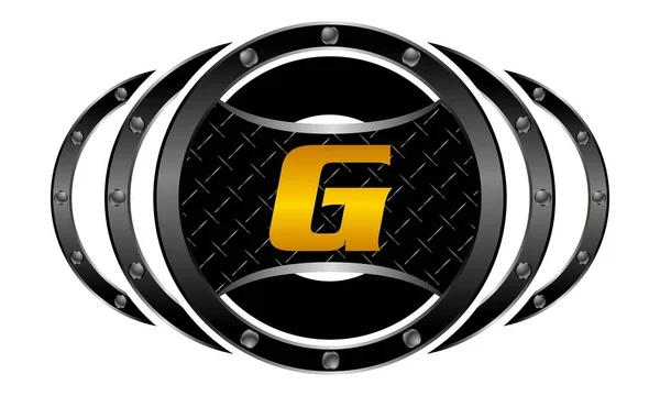 Mixed Martial Arts letter G — Wektor stockowy