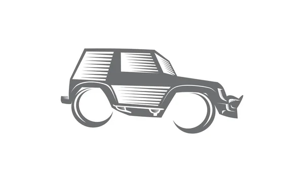 Aventura de coches Off Road — Vector de stock