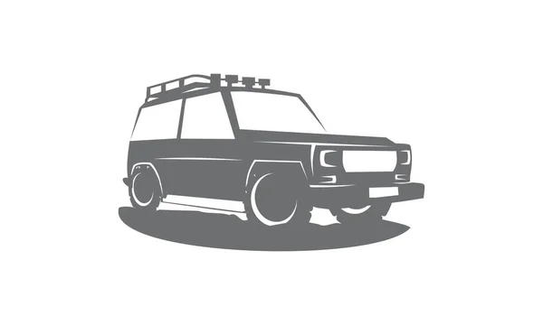 Aventura de coches Off Road — Vector de stock