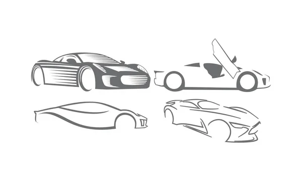 Auto Logo Set Bundle collecties — Stockfoto