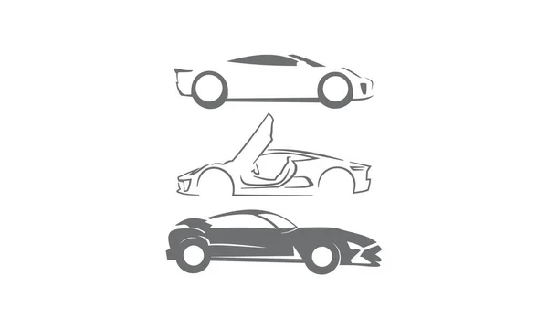 Bil logotyp ställa bunt samlingar — Stockfoto