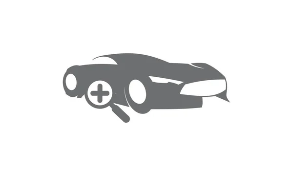Πρότυπο λογότυπο αναζήτηση αυτοκινήτων — Φωτογραφία Αρχείου