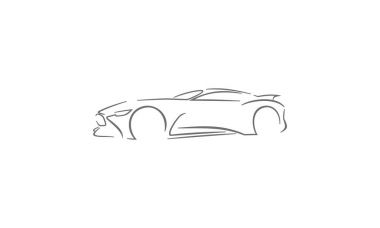 Araba Modern Logo şablonu