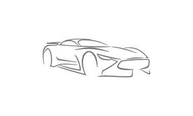 Araba Modern Logo şablonu