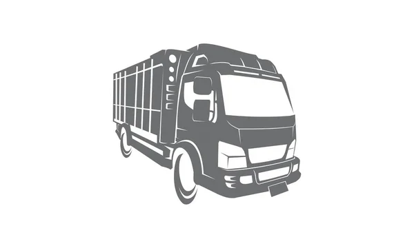 Φορτηγό παράδοσης υλικοτεχνική λογότυπο — Φωτογραφία Αρχείου