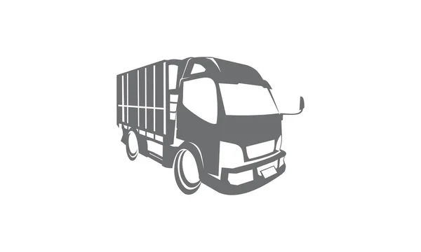 Kamyon lojistik teslimat Logo — Stok fotoğraf