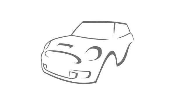 Sjabloon voor auto-moderne Logo — Stockfoto