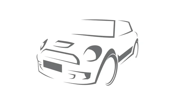 Plantilla de logotipo moderno coche — Foto de Stock