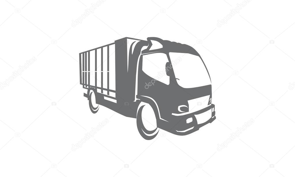 Truck Logistic Delivery Logo