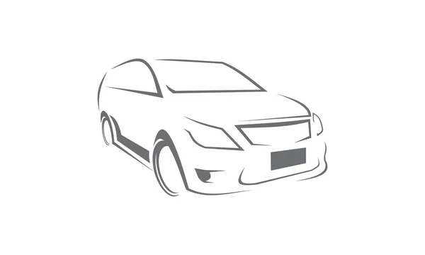 車のモダンなロゴのテンプレート — ストック写真