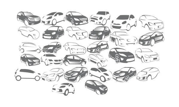 Car Logo Set Bundle Collection — Stock Photo, Image