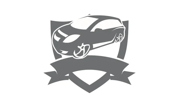 Logo de ruban de bouclier de voiture — Photo