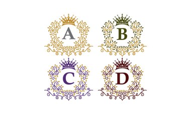 Yaprakları Crown ilk A B C D