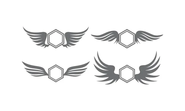 Ensemble de collection Wing — Image vectorielle