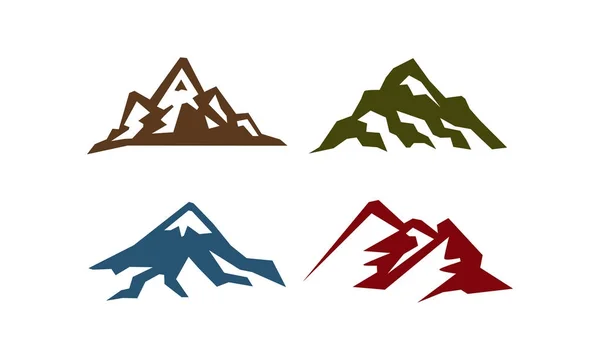 Górskie kolekcja Logo szablon wektor — Wektor stockowy