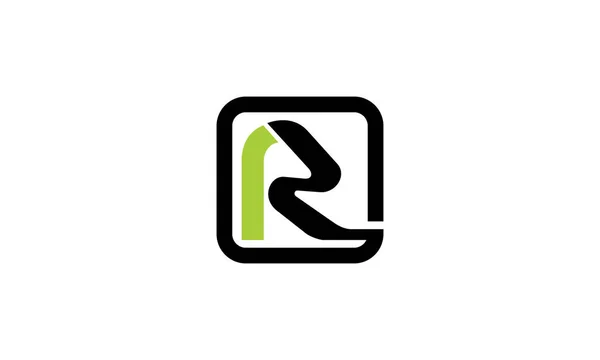 Буква R Modern Logo — стоковый вектор