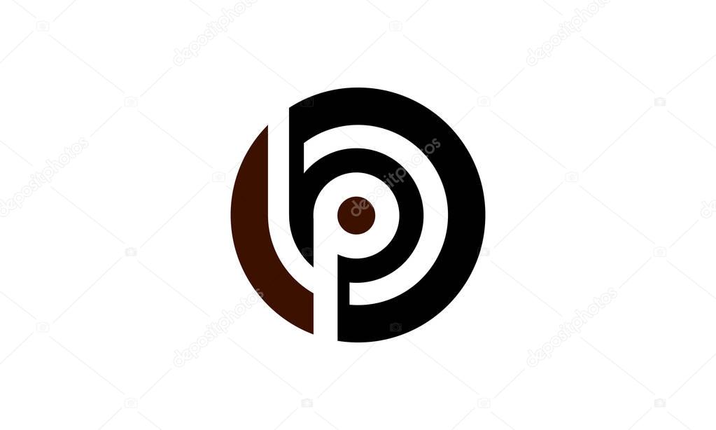 Modern Solution Letter BP Logo Design Template Vector