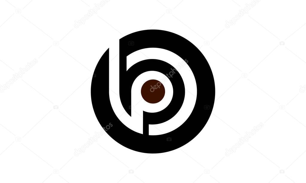 Modern Solution Letter BP Logo Design Template Vector