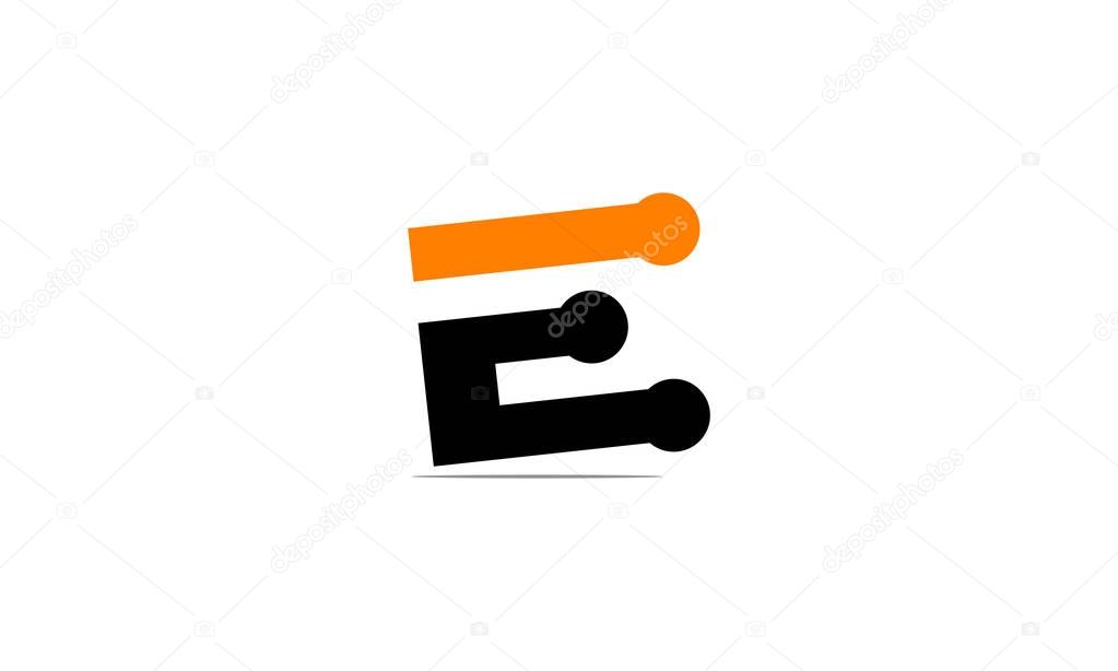 Global Electricity Letter E Logo Design Template Vector