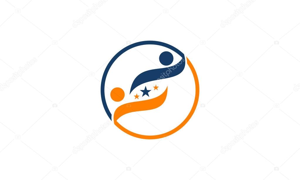 Success Life Coaching Logo Design Template Vector