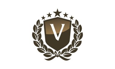 Kraliyet VIP kalkan yaprak ilk V