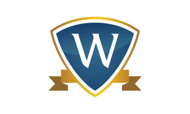 Kalkan şerit harf W