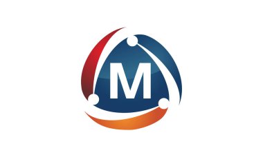 Online pazarlama iş dağıtım teknolojisi harf M