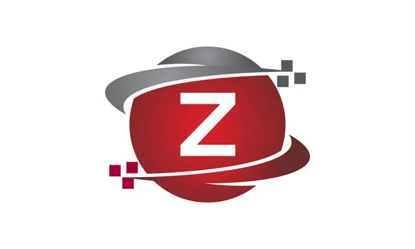 Technology Transfer Letter Z — Stock Vector