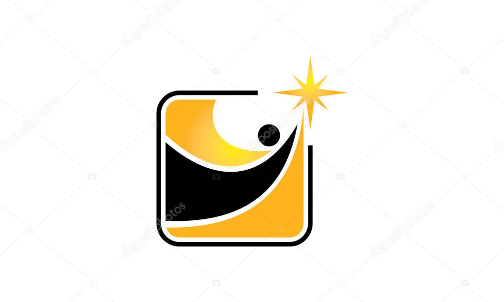 Success Coaching Logo Design Template Vector