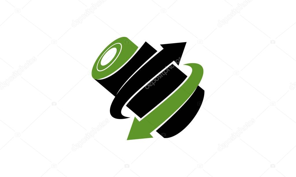 Fabric Supplier Logo Design Template Vector