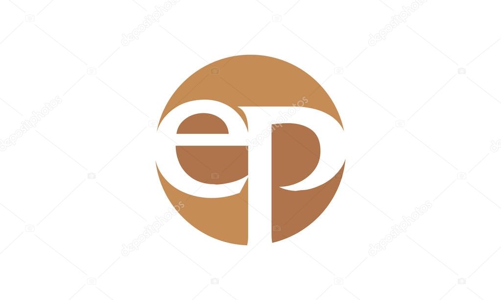 Initial EP Logo Design Template Vector