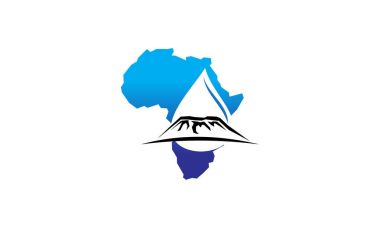 Kalimanjaro Logo tasarım şablonu vektör