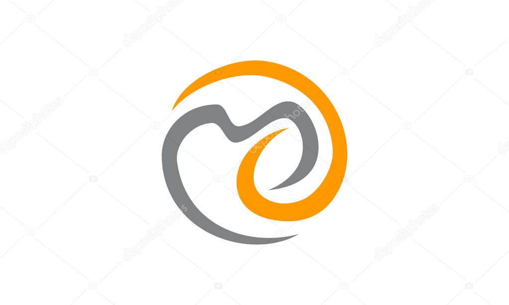 Modern Solution Letter M D