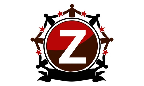 Z počáteční Logo synergie — Stockový vektor