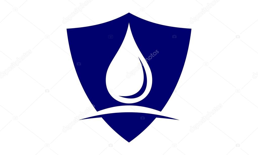 Water Proofing Solutions Logo Design Template Vector