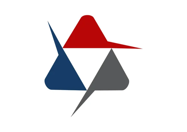 Moderne Logo oplossing Letter A — Stockvector