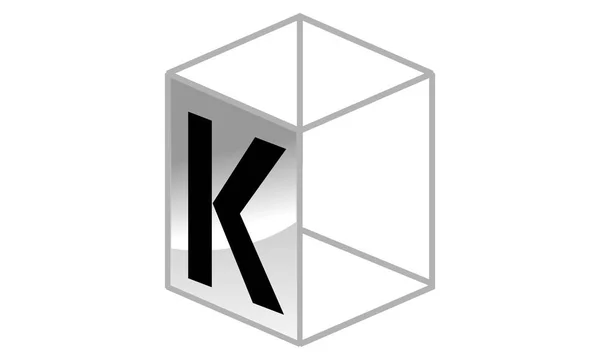 Solución moderna Letra K — Archivo Imágenes Vectoriales