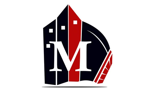 Vastgoed Letter M — Stockvector