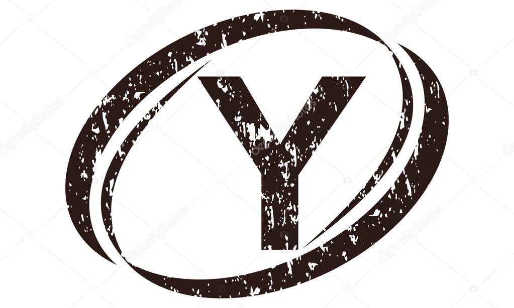 Letter Y Rough Logo 
