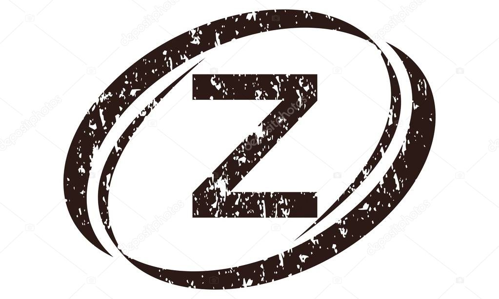 Letter Z Rough Logo 