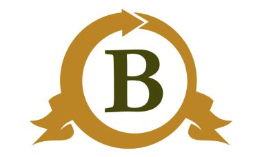 Modern Logo Çözüm harf B