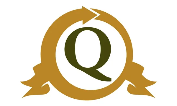 Σύγχρονη λογότυπο λύση γράμμα Q — Διανυσματικό Αρχείο