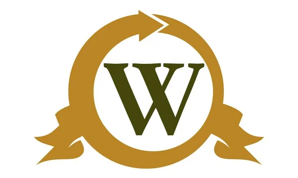Σύγχρονη λογότυπο λύση γράμμα W — Διανυσματικό Αρχείο