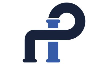 Boru çözümler Logo tasarım şablonu vektör